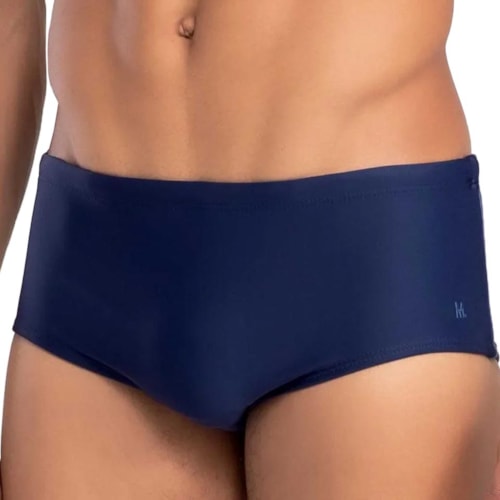 Detalhe - Sunga Mash Lisa 302.16 Azul Marinho