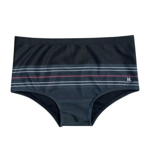 Detalhe - Sungão Mash Adulto Liso Com Recortes 303.48 Preto