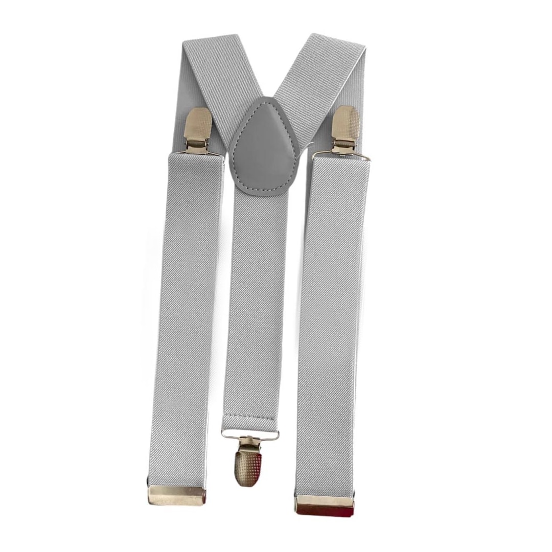 Suspensorio Ajustável E Regulável Unisex Cinza Suspensorio Ajustável E Regulável Unisex Cinza