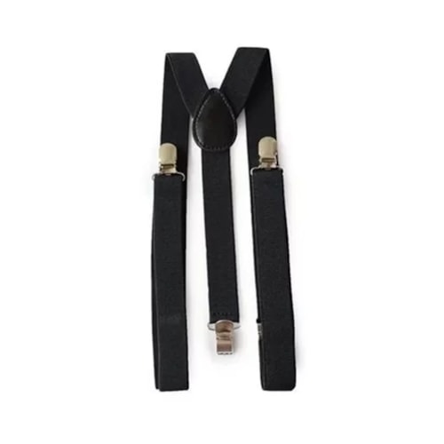 Detalhe - Suspensorio Ajustável E Regulável Unisex Preto