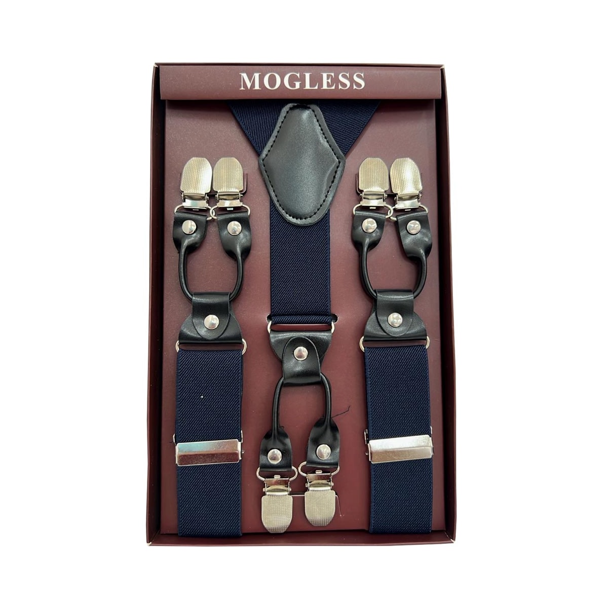 Suspensório Mogless Adulto 2550 Azul Marinho Suspensório Mogless Adulto 2550 Azul Marinho