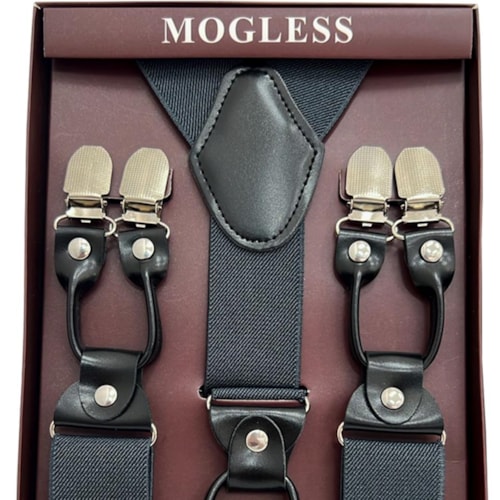 Detalhe - Suspensório Mogless Adulto 2550 Cinza