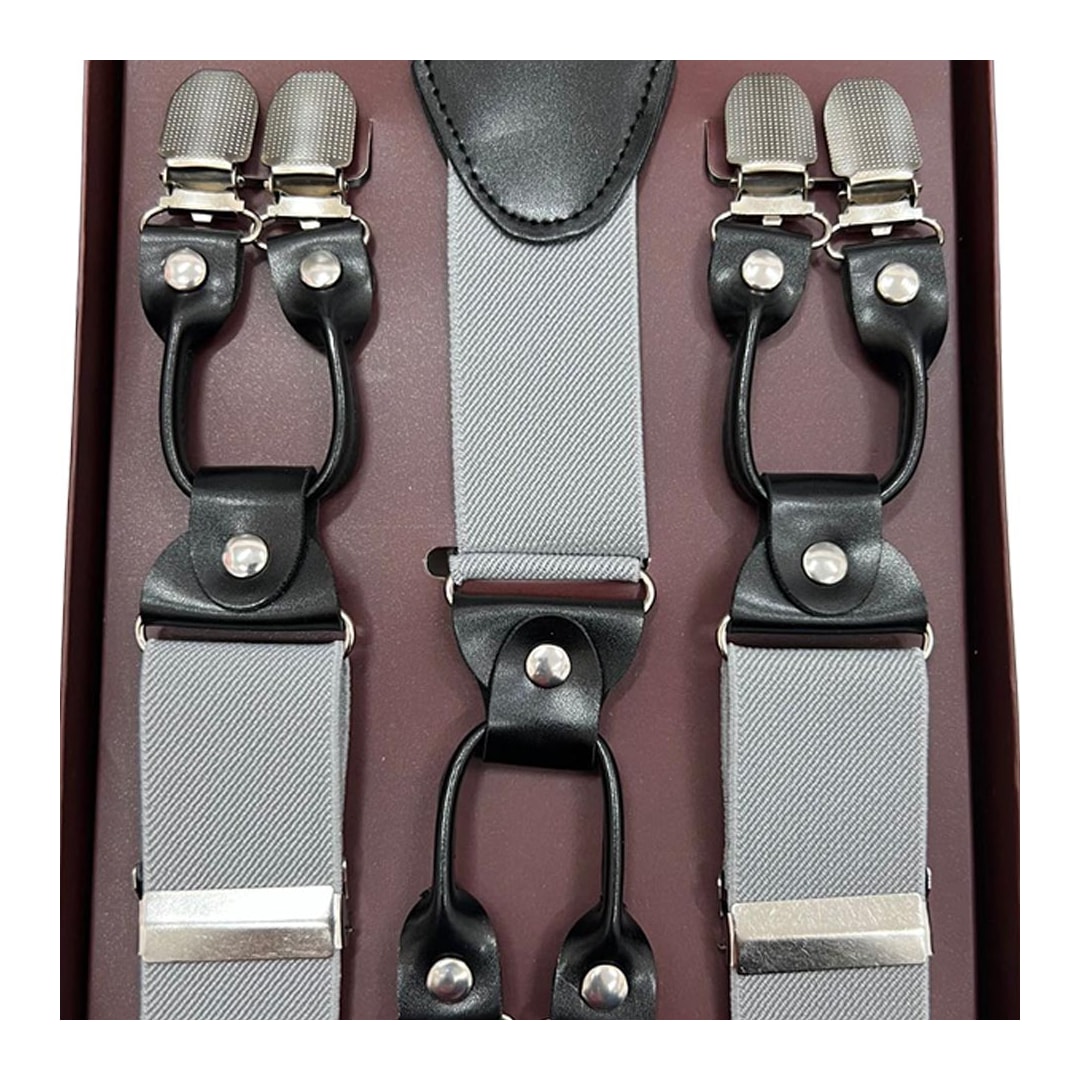Suspensório Mogless Adulto 2550 Cinza Claro