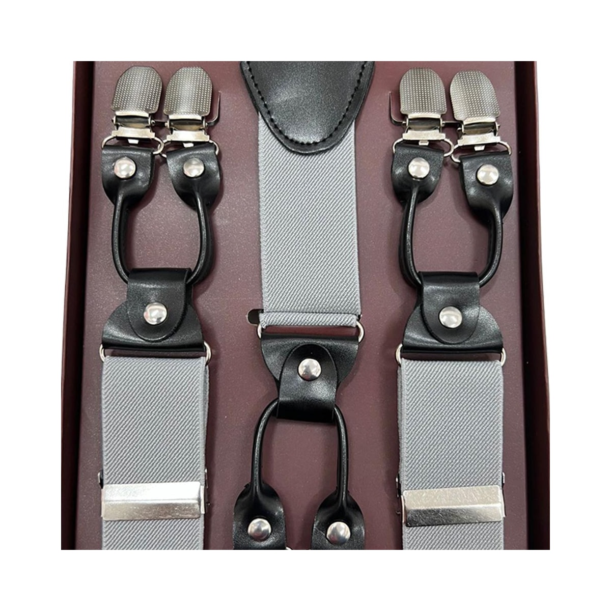 Suspensório Mogless Adulto 2550 Cinza Claro Suspensório Mogless Adulto 2550 Cinza Claro