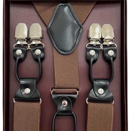 Detalhe - Suspensório Mogless Adulto 2550 Marrom