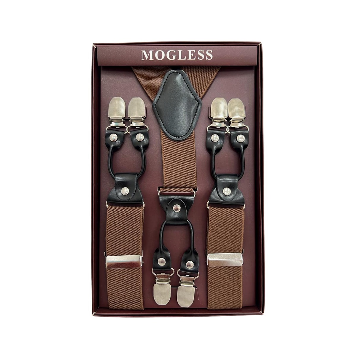 Suspensório Mogless Adulto 2550 Marrom Suspensório Mogless Adulto 2550 Marrom