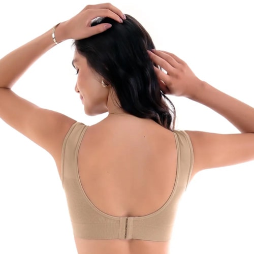 Detalhe - Sutiã Com Bojo Zee Rucci Removivel Sem Costura Zr0303-016 C122 Bege