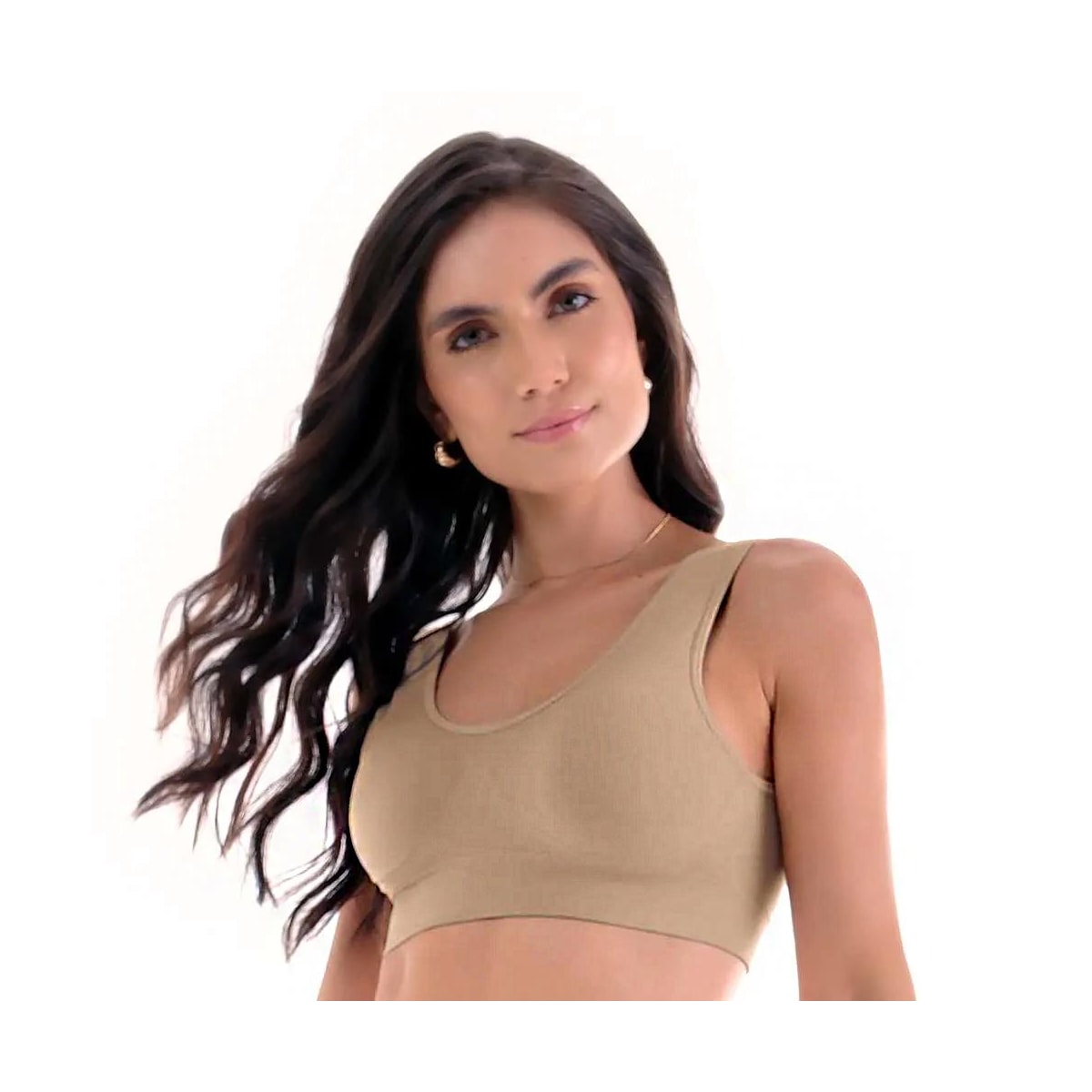 Sutiã Com Bojo Zee Rucci Removivel Sem Costura Zr0303-016 C122 Bege Sutiã Com Bojo Zee Rucci Removivel Sem Costura Zr0303-016 C122 Bege