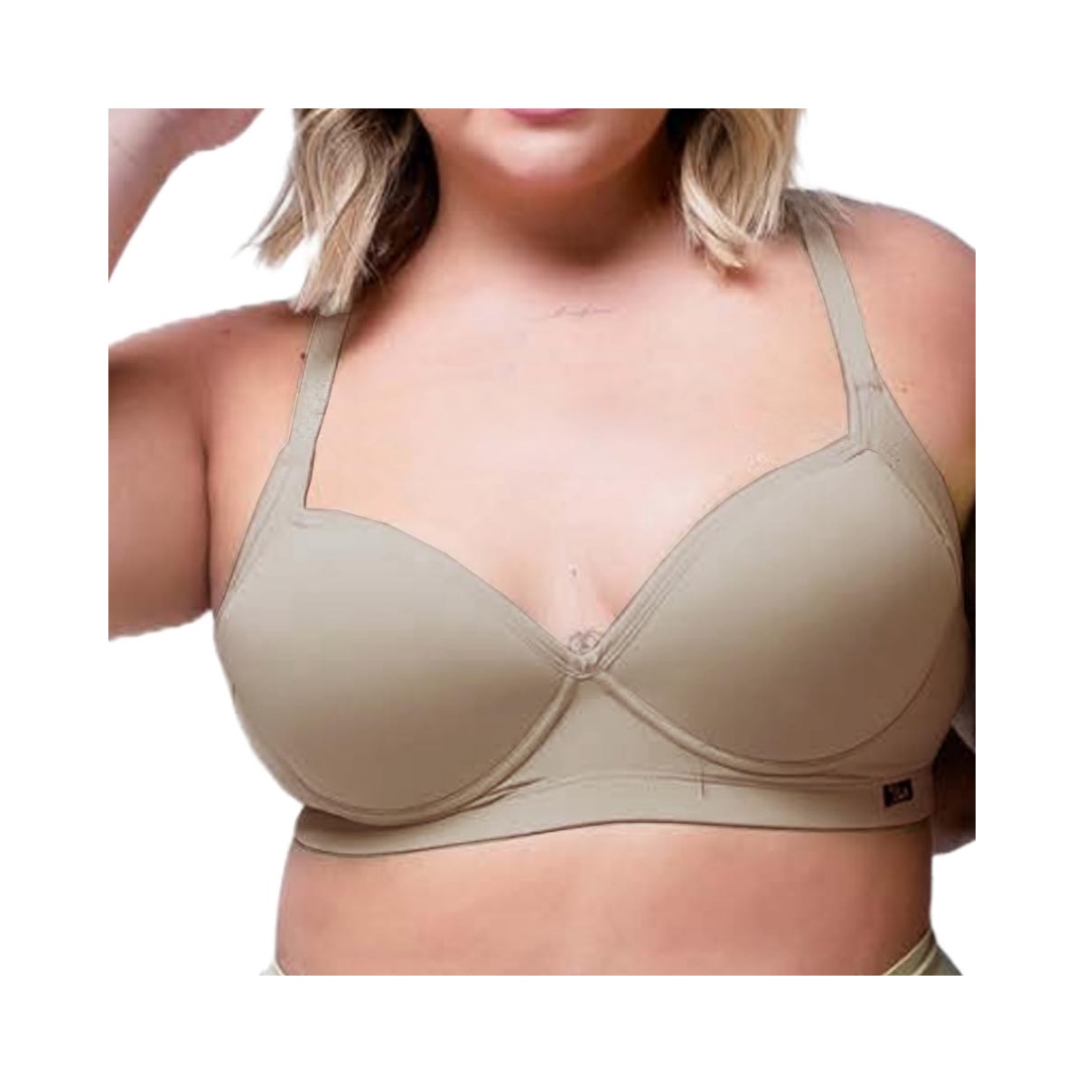 Sutiã Corpo Nu Com Bojo Lycra 414 Sepia Sutiã Corpo Nu Com Bojo Lycra 414 Sepia