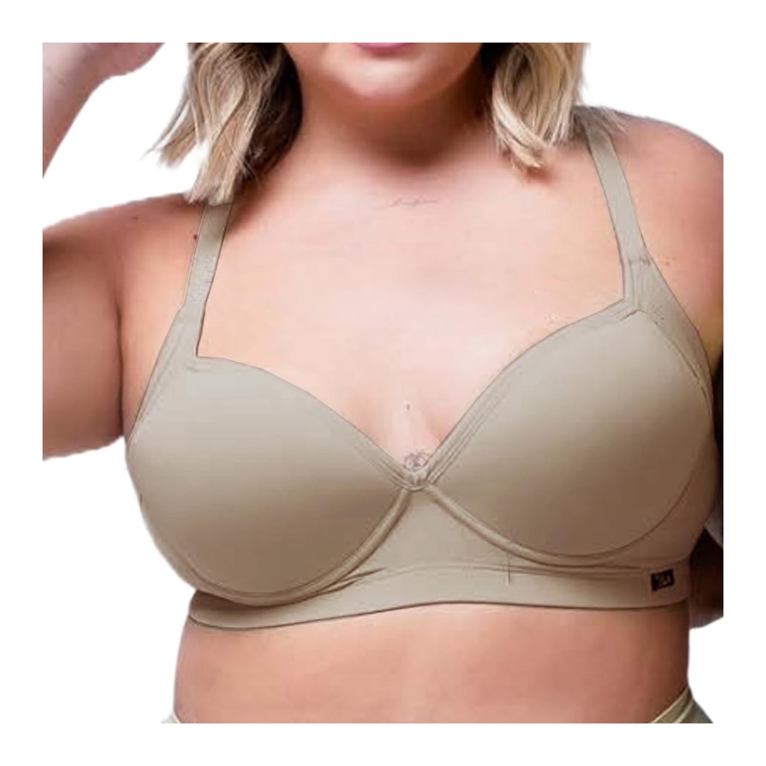 Sutiã Corpo Nu Com Bojo Lycra 414 Sepia