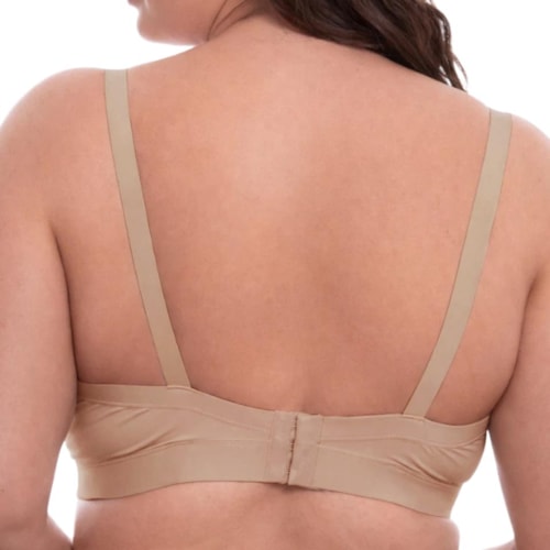 Detalhe - Sutiã Corpo Nu Com Bojo Lycra 441 Chocolate