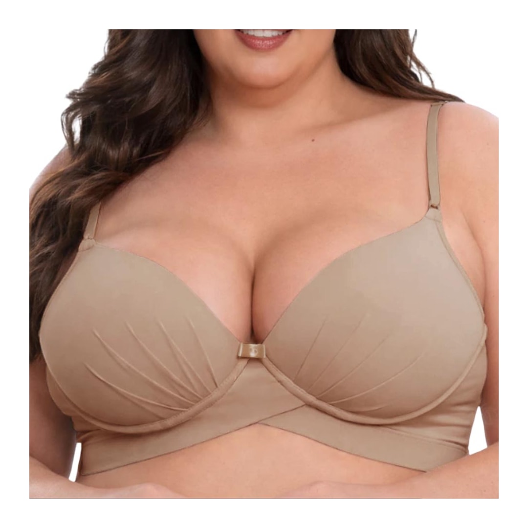 Sutiã Corpo Nu Com Bojo Lycra 441 Chocolate Sutiã Corpo Nu Com Bojo Lycra 441 Chocolate
