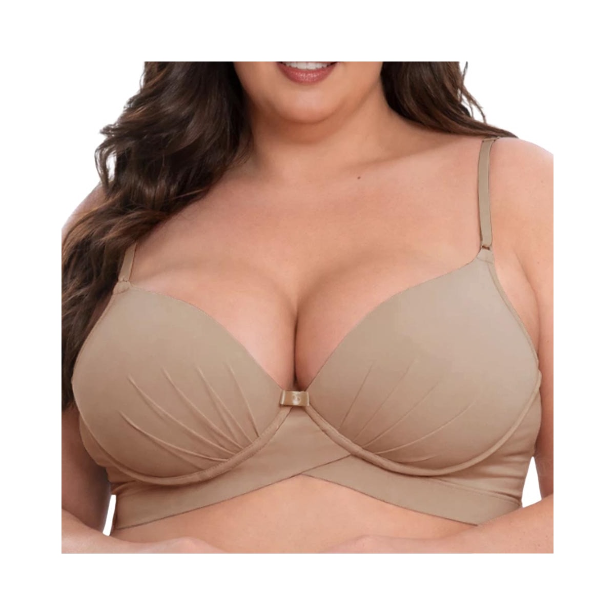 Sutiã Corpo Nu Com Bojo Lycra 441 Chocolate Sutiã Corpo Nu Com Bojo Lycra 441 Chocolate