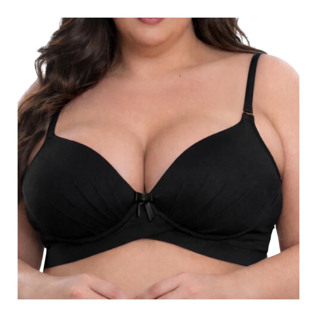 Sutiã Corpo Nu Com Bojo Lycra 441 Preto