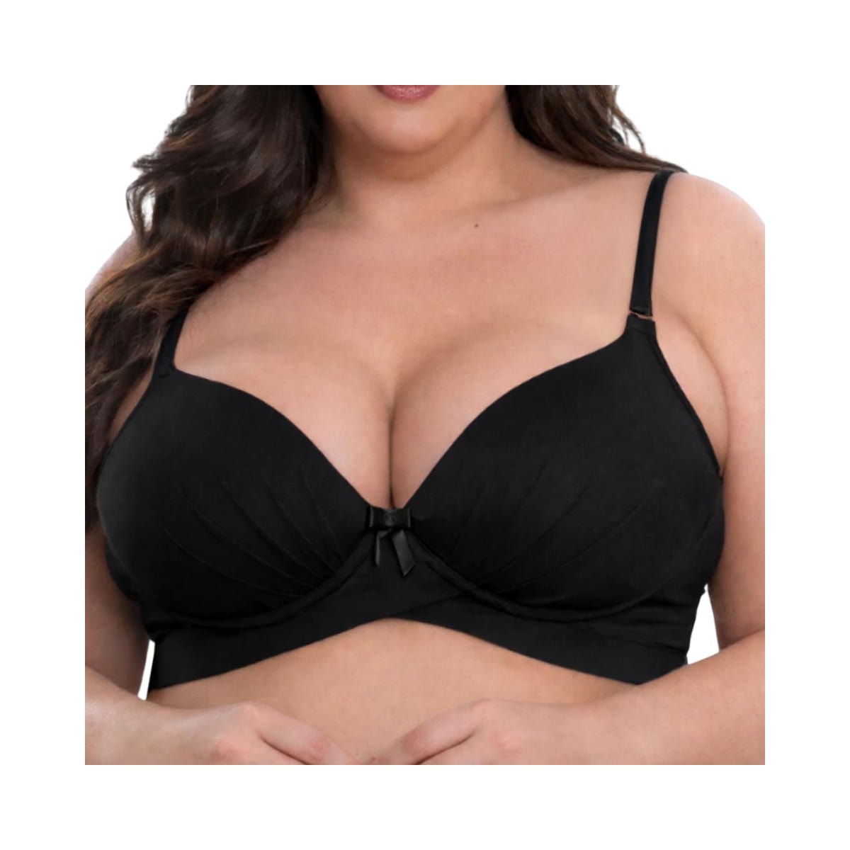 Sutiã Corpo Nu Com Bojo Lycra 441 Preto