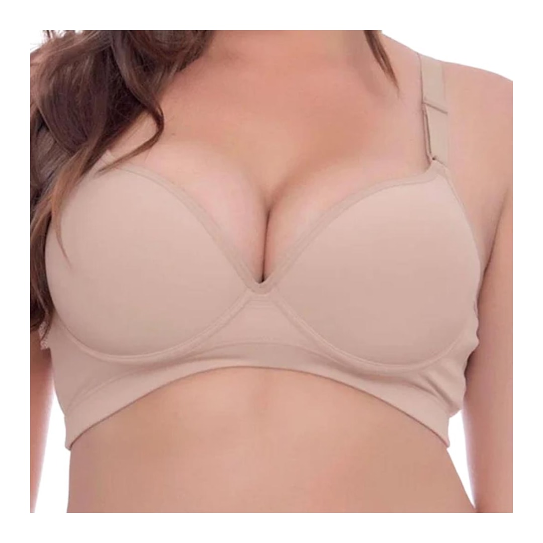 Sutiã Corpo Nu Com Bojo Lycra 500 Blush