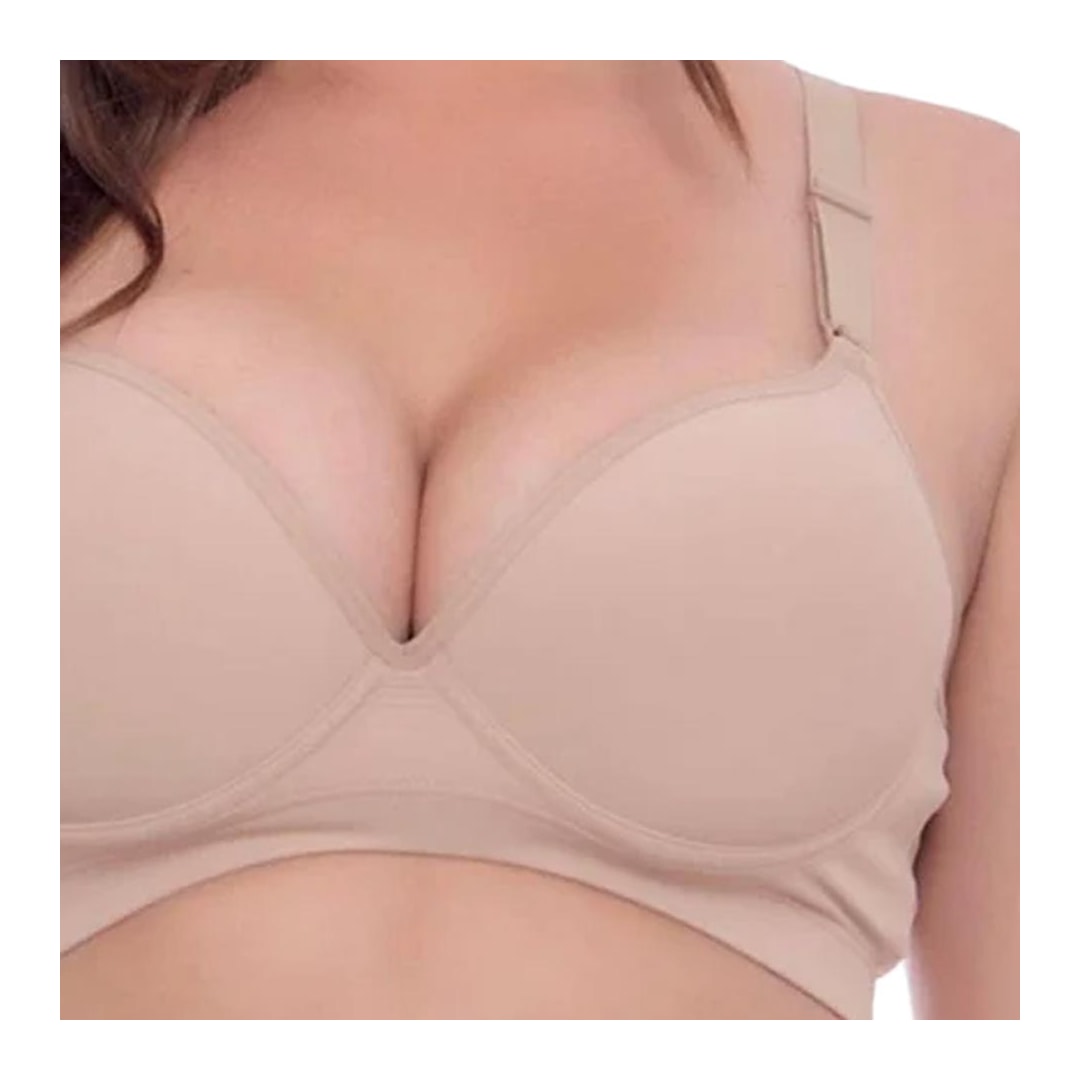 Sutiã Corpo Nu Com Bojo Lycra 500 Blush Sutiã Corpo Nu Com Bojo Lycra 500 Blush