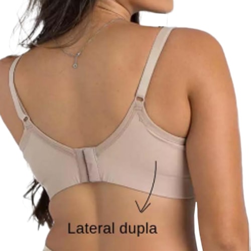 Detalhe - Sutiã Corpo Nu Com Bojo Lycra 754 Blush