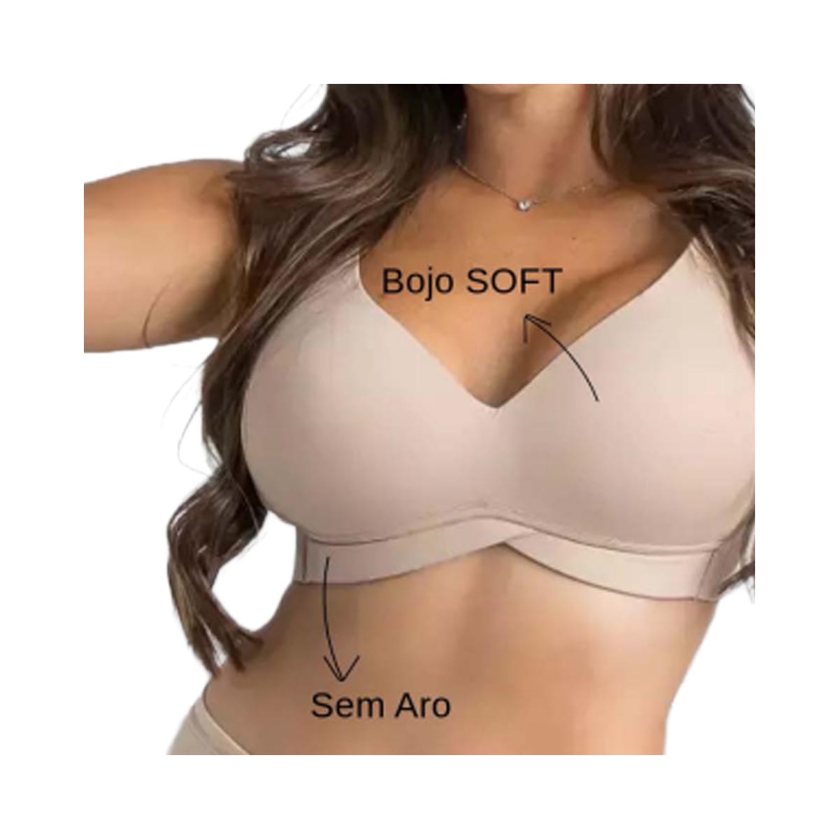 Sutiã Corpo Nu Com Bojo Lycra 754 Blush Sutiã Corpo Nu Com Bojo Lycra 754 Blush