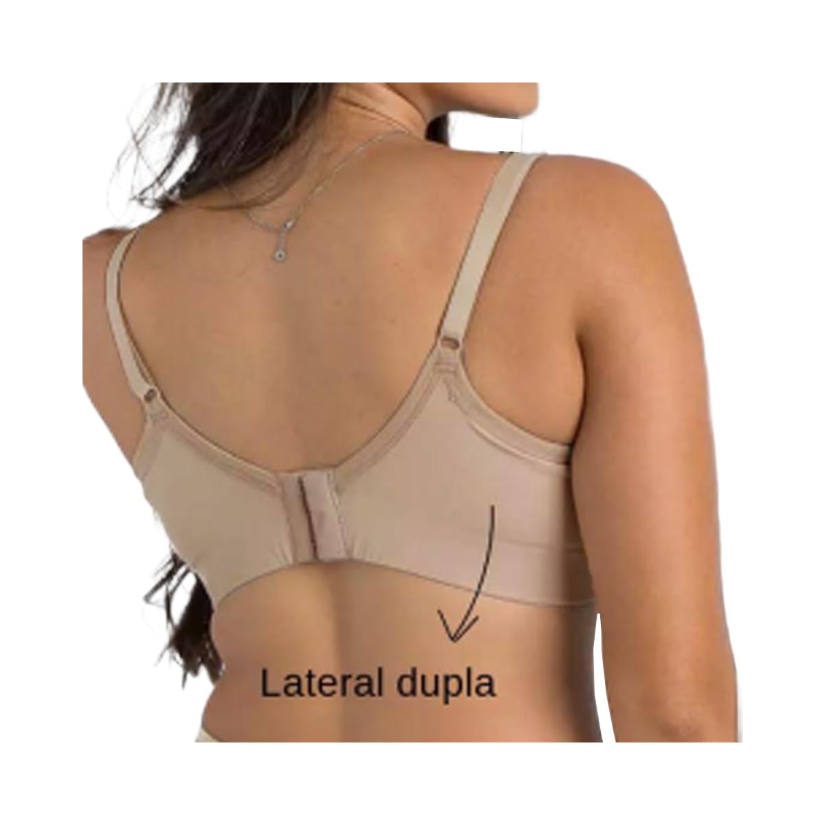 Sutiã Corpo Nu Com Bojo Lycra 754 Chocolate