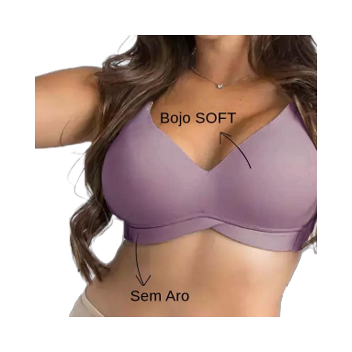 Sutiã Corpo Nu Com Bojo Lycra 754 Satin Sutiã Corpo Nu Com Bojo Lycra 754 Satin