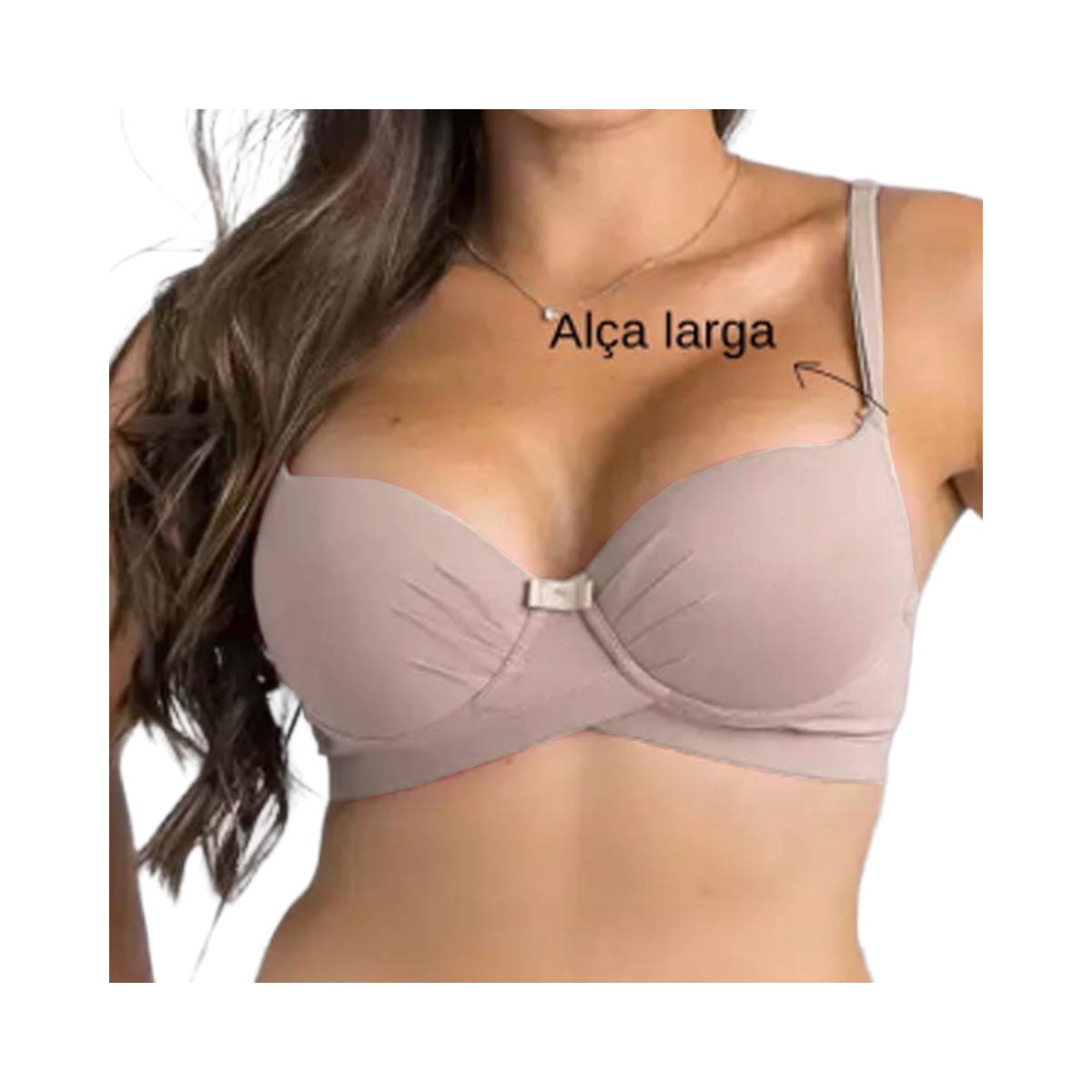 Sutiã Corpo Nu Com Bojo Lycra 777 Cpn.024 Blush