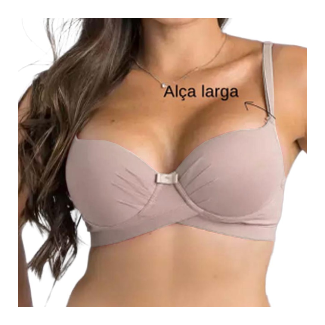 Sutiã Corpo Nu Com Bojo Lycra 777 Cpn.024 Blush Sutiã Corpo Nu Com Bojo Lycra 777 Cpn.024 Blush