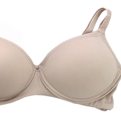 Detalhe - Sutiã Corpo Nu Sem Aro Com Bojo Lycra 580 Blush