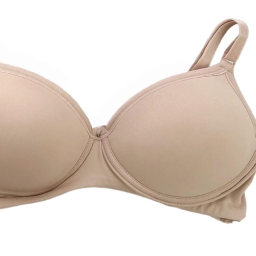 Detalhe - Sutiã Corpo Nu Sem Aro Com Bojo Lycra 580 Chocolate