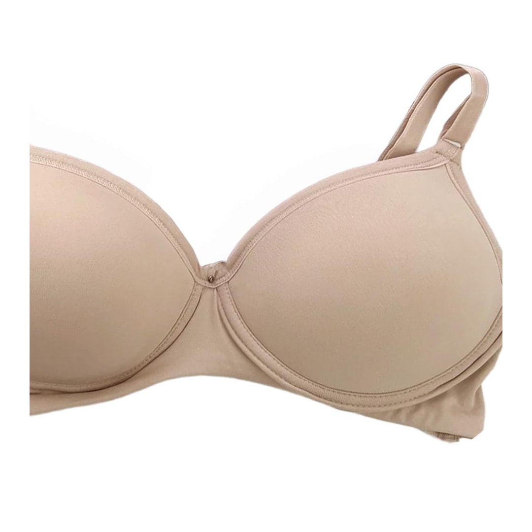 Sutiã Corpo Nu Sem Aro Com Bojo Lycra 580 Chocolate