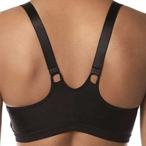 Detalhe - Sutiã Demillus Olimpo Cotton 061054 27 - Preto