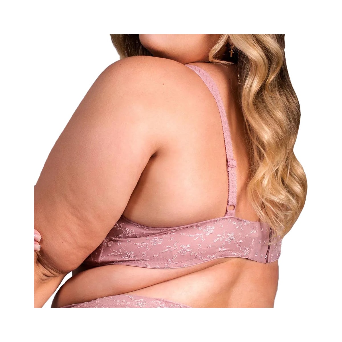 Sutiã Duloren Sem Bojo Lycra 111810 33-Rose Passe Sutiã Duloren Sem Bojo Lycra 111810 33-Rose Passe