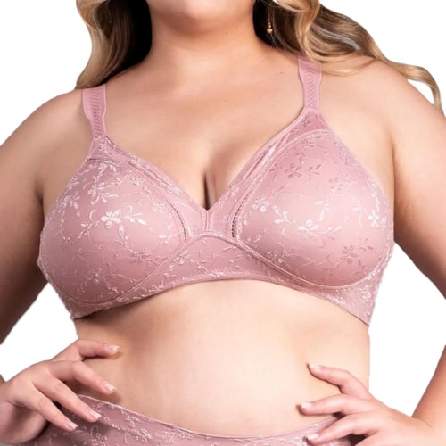 Sutiã Duloren Sem Bojo Lycra 111810 33-Rose Passe