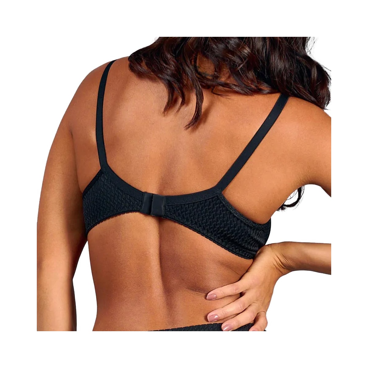 Sutiã Duloren Sem Bojo Lycra 121500 11-Preto Sutiã Duloren Sem Bojo Lycra 121500 11-Preto