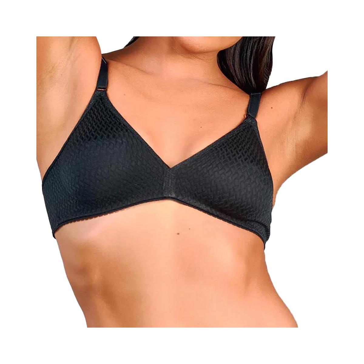 Sutiã Duloren Sem Bojo Lycra 121500 11-Preto Sutiã Duloren Sem Bojo Lycra 121500 11-Preto