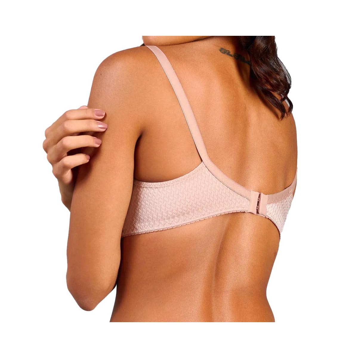 Sutiã Duloren Sem Bojo Lycra 121500 27-Castanha Sutiã Duloren Sem Bojo Lycra 121500 27-Castanha