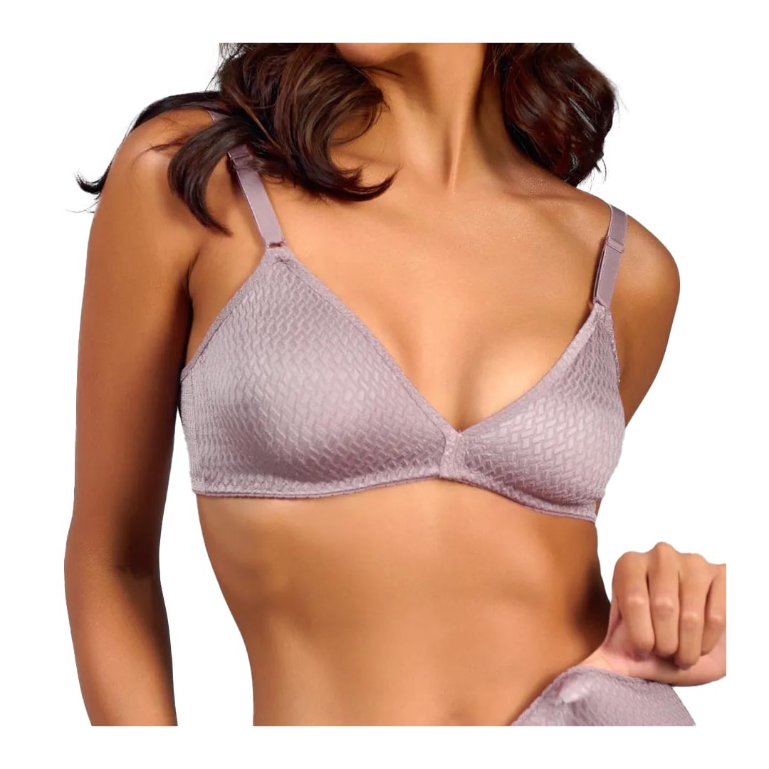 Sutiã Duloren Sem Bojo Lycra 121500 77-Beringela Sutiã Duloren Sem Bojo Lycra 121500 77-Beringela