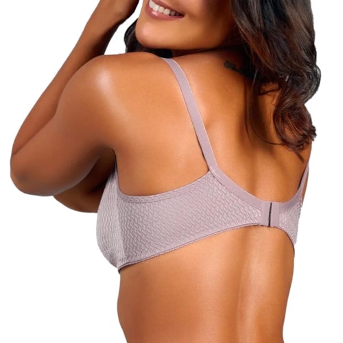 Detalhe - Sutiã Duloren Sem Bojo Lycra 121500 77-Beringela