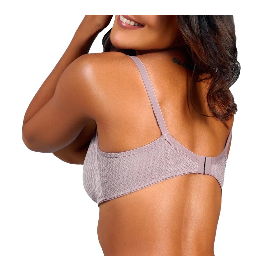 Sutiã Duloren Sem Bojo Lycra 121500 77-Beringela Sutiã Duloren Sem Bojo Lycra 121500 77-Beringela