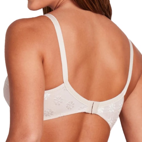 Detalhe - Sutiã Duloren Sem Bojo Lycra 121771 Bege