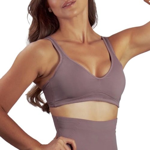 Sutiã Duloren Sem Bojo Lycra 811008 Chocolate