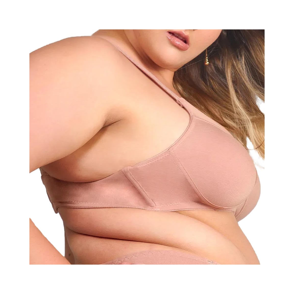 Sutiã Duloren Sem Bojo Malha 711014 Dlr.011 27-Castanha Sutiã Duloren Sem Bojo Malha 711014 Dlr.011 27-Castanha