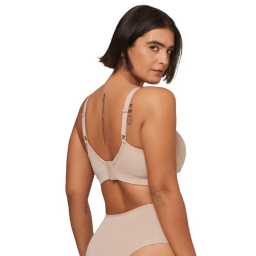 Detalhe - Sutiã Liebe 1/2 Taça Em Microfibra 703008 Nude
