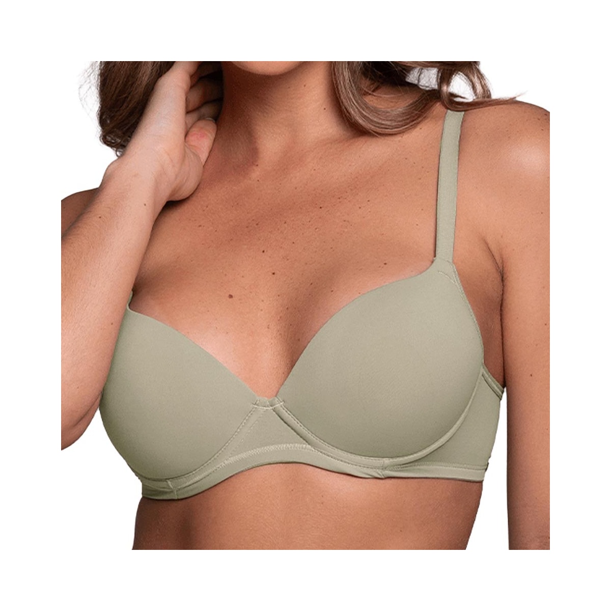 Sutiã Liebe 1/2 Taça Ideal Basic Up 123013 Suede Sutiã Liebe 1/2 Taça Ideal Basic Up 123013 Suede