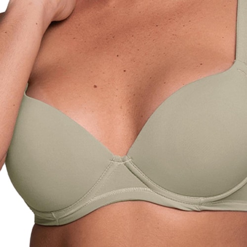 Detalhe - Sutiã Liebe 1/2 Taça Ideal Basic Up 123013 Suede