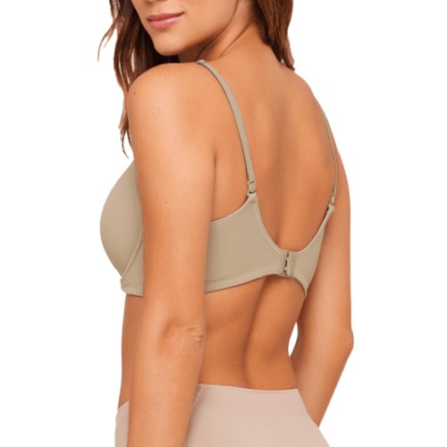 Detalhe - Sutiã Liebe 1/2 Taça Microfibra Com Bojo  123007 Suede