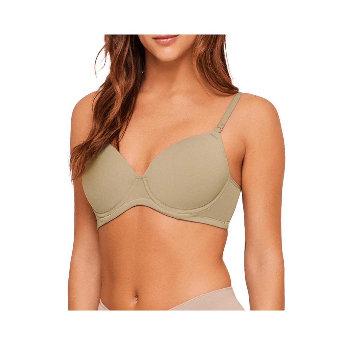 Sutiã Liebe 1/2 Taça Microfibra Com Bojo 123007 Suede Sutiã Liebe 1/2 Taça Microfibra Com Bojo 123007 Suede