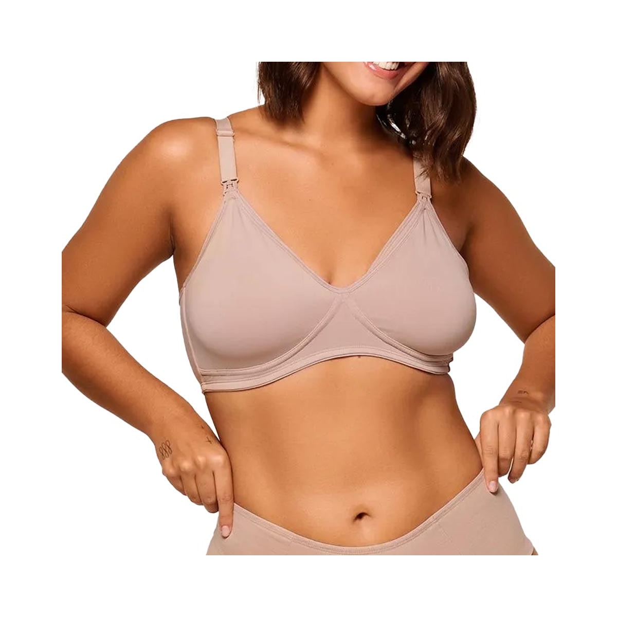 Sutiã Liebe Amamentação Sem Bojo 413401 Chocolate Sutiã Liebe Amamentação Sem Bojo 413401 Chocolate