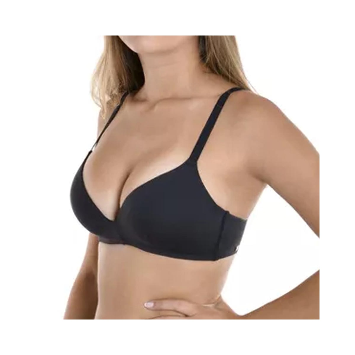 Sutiã Liebe Com Bojo Lycra 123405 Preto Sutiã Liebe Com Bojo Lycra 123405 Preto