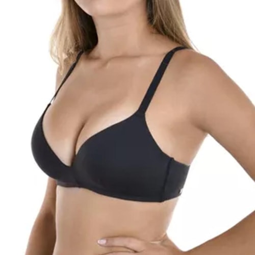 Detalhe - Sutiã Liebe Com Bojo Lycra 123405 Preto